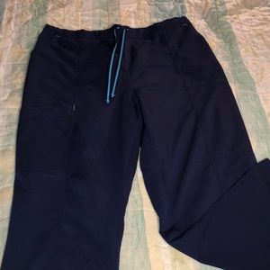 Navy blue scrub pants